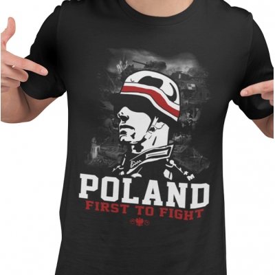 KOSZULKA FIRST TO FIGHT POLAND